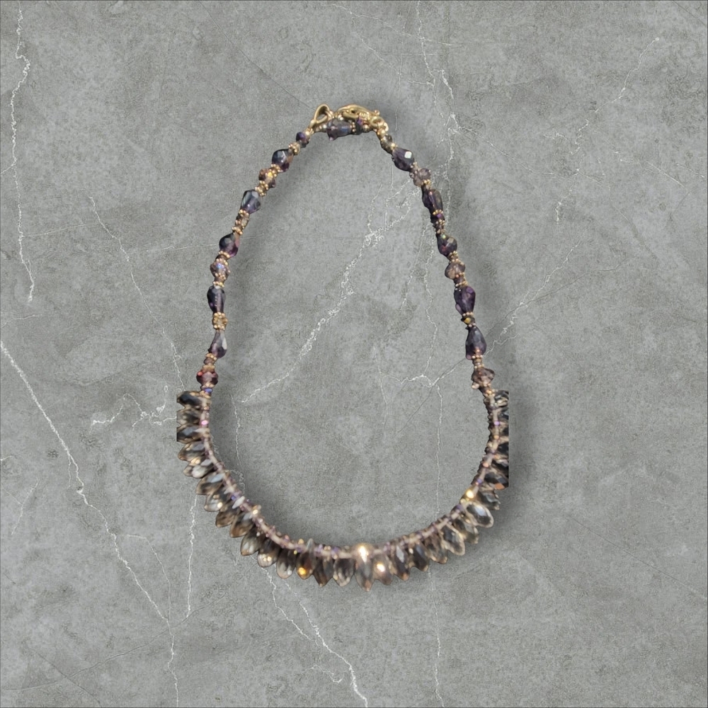 Elegant Rhinestone Studded Necklace
